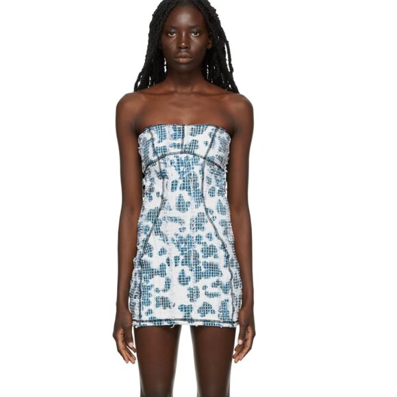 Luna Del Pinal Rubber Stretch Weave Dress - Picture 2 of 7